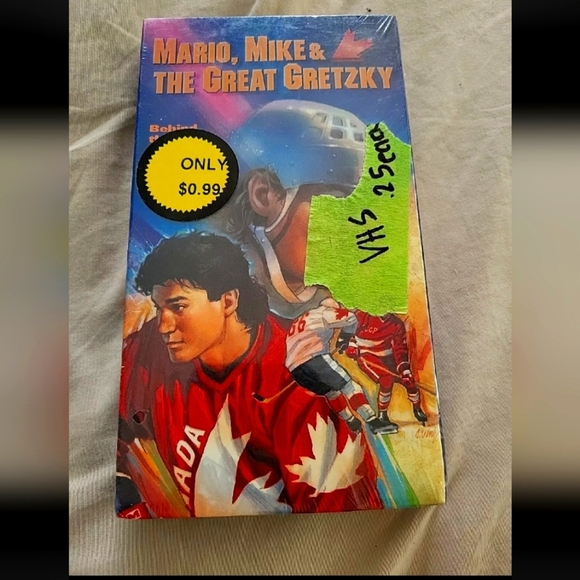 Vintage VHS Mario Mike And The Great Gretzky 1998 NTSC Alliance Canada Sealed - Picture 1 of 3